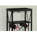 A-7433 Home Bar Black Metal Wine Bottle and glass Rack (Online Only)
