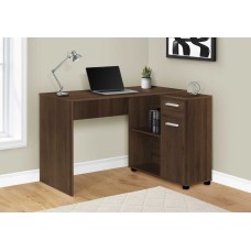 I 7348 Computer Desk-46"L/ Dark Walnut/ Storage Cabinet (Online only)