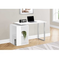 I 7600 Computer Desk-55"L/White Left or Right Facing (Online Only)