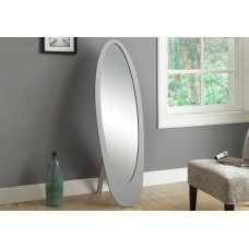 I 3359 MIRROR - 59"H / GREY CONTEMPORARY OVAL FRAME (EXCLUSIVE ONLINE SALE !)