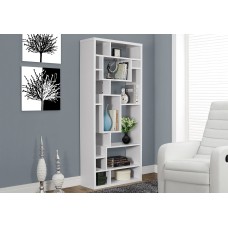 A-1707 Bookcase, Shelf -72"H/ White (Online Only)