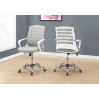 I 7225 Office Chair-White/ Grey Mesh, Multi Position (Online Only)
