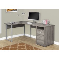 I 7255 COMPUTER DESK - 80"L / DARK TAUPE LEFT OR RIGHT FACING (EXCLUSIVE ONLINE SALE !)
