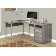 I 7255 Computer Desk-80" L/Dark Taupe Left or Right Facing (Online Only)