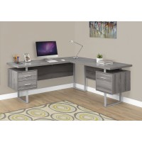 I 7304 COMPUTER DESK - 70"L / DARK TAUPE LEFT OR RIGHT FACING (EXCLUSIVE ONLINE SALE !)