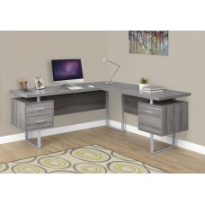 A-4037 Computer Desk-70 " L Dark Taupe L/R Facing (Online only )