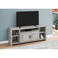 I 2741 TV STAND - 60"L / GREY RECLAIMED WOOD-LOOK (EXCLUSIVE ONLINE SALE !)