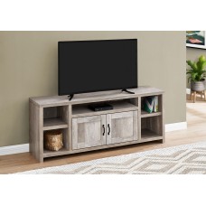 A-2472 TV stand-60"L/ Taupe Reclaimed Wood-Look (Online Only)