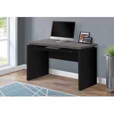 I 7439 Computer Desk-48"L/Black/Grey Top (Online Only)