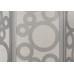 I 4636 Folding Screen 3 Panel/Silver"Buble design" (In Stock)