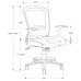 I 7265 Office Chair-Black Mesh Mid-Back/ Multi-Position (Online Only)
