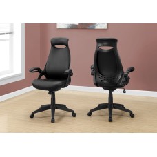 I 7276 Office Chair-Black Leather-Look/ Multi Position (Online Only)