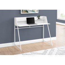 I 7545 Computer Desk-48"L /White/White Metal (Online Only)