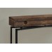 I 3453  Console Table-42"L/Brown Reclaimed Wood/Black (Online Only)