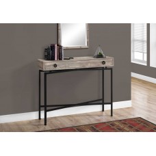 A-5543 Console Table-42"L/Taupe Reclaimed Wood/Black (Online Only)