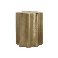 I 3900 Gold Iron Metal End Table (Online only)