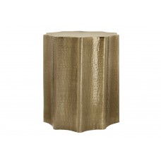 A-0093 Gold Iron Metal End Table (Online only)