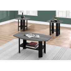 A-P8297 Coffee Table 3 Pcs. Set / Black/Grey Top (Online Only)