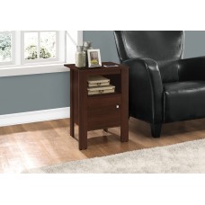 I 2139 ACCENT TABLE - CHERRY NIGHT STAND WITH STORAGE (EXCLUSIVE ONLINE SALE !)