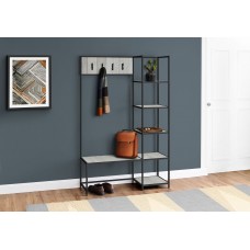 I 4512 Bench/ Grey/Black Metal Hall Entry (Online Only)