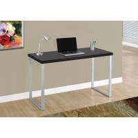 I 7153 Computer Desk- 48 "L/ Espresso/Silver Metal (Online only)