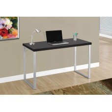 I 7153 Computer Desk- 48 "L/ Espresso/Silver Metal (Online only)