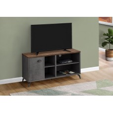 I 2830 TV STAND - 48"L / GREY CONCRETE / MEDIUM BROWN RECLAIMED (EXCLUSIVE ONLINE SALE !)