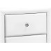 A-0065 Nightstand-21" H, White Leather-Look (Online Only)