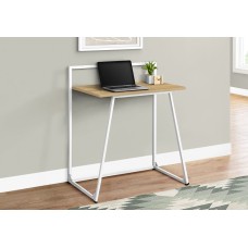 I 7119 Computer Desk-30" L/ Juvenile Natural/ White Metal (Online Only)