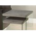 I 3053 Nesting Table-2 Pcs. Set/Dark Taupe/Tempered Glass (Online Only)
