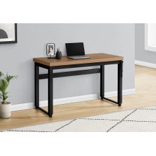I 7677  Adjustable Height Computer Desk/Reclaimed Wood/Black Metal (Online Only)