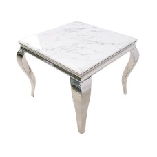 Alaska  Marble top End Table (Online only)