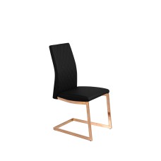 Askar Dining Chair with rose gold legs (Online only)