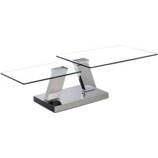 Manhattan Extendable coffee table Silver (Online only)