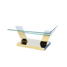 Manhattan Gold Extendable coffee table. (Online only)