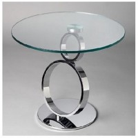 Ring Side Table Silver (Online Only)