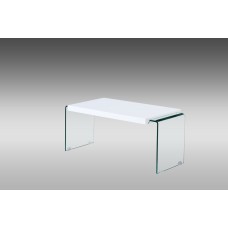 Sandra White Glossy Condo size Coffee Table (Online only)