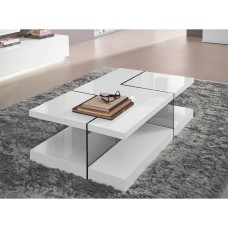 Saturn White Glossy Coffee Table (Online only)