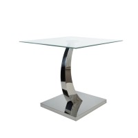 Logan end Table Silver (online only)
