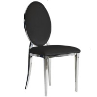 Zara  PU Silver Dining Chair (Online Only)