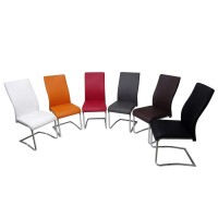 Accord Dining Chair with chrome legs (Online only)