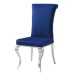 Century Upholstered seat with stainless steel legs Dining chair (Online Only)