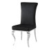 Century Upholstered seat with stainless steel legs Dining chair (Online Only)