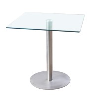 Hurricane 30" Dining Table Clear Glass (Online only)