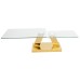 Manhattan Gold Extendable coffee table. (Online only)