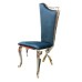 Morrocco Dining Chair Silver (Online only)