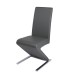 Zen Fully cushioned high quality leatherette  seat and strong chrome base plate. Dining chair (Online only)
