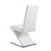 Zen Fully cushioned high quality leatherette  seat and strong chrome base plate. Dining chair (Online only)