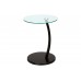 I 3001 Accent Table-Espresso Bentwood with Tempered glass (Online Only)