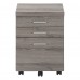 I 7049 Filing Cabinet-3 Drawer/Dark Taupe on Castors.(Online Only)